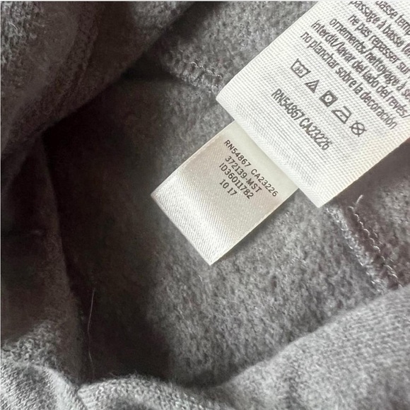 PINK Victoria's Secret Gray and Green MSU Spartans Drawstring Cropped Hoodie. - Picture 7 of 8